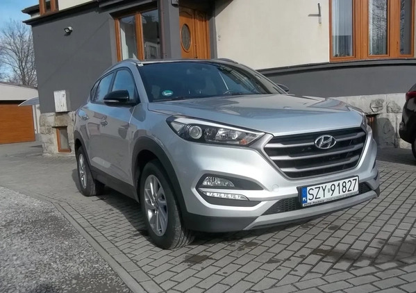 Hyundai Tucson cena 72900 przebieg: 180000, rok produkcji 2018 z Żywiec małe 154